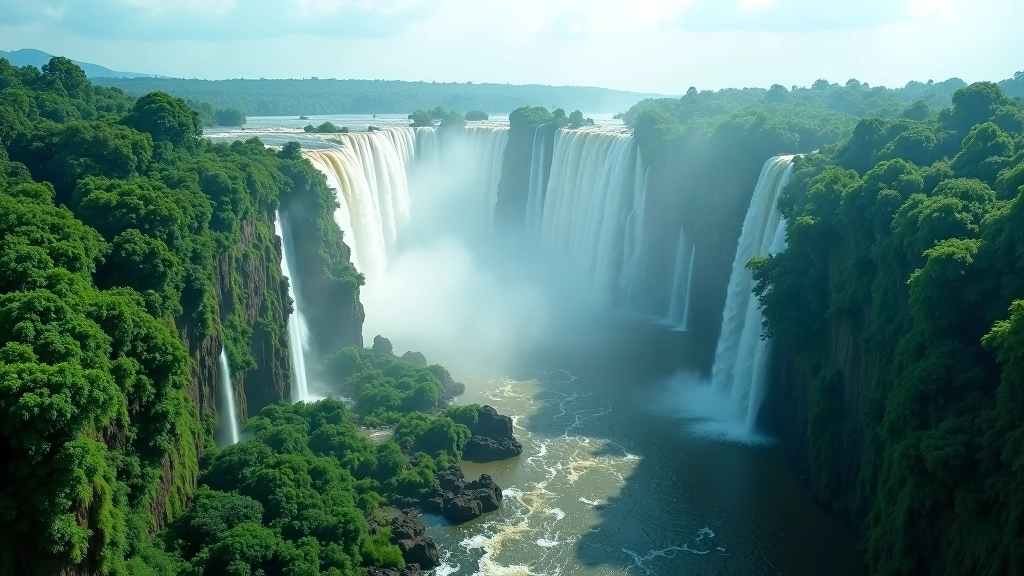 Vista de las Cataratas de Iguazú