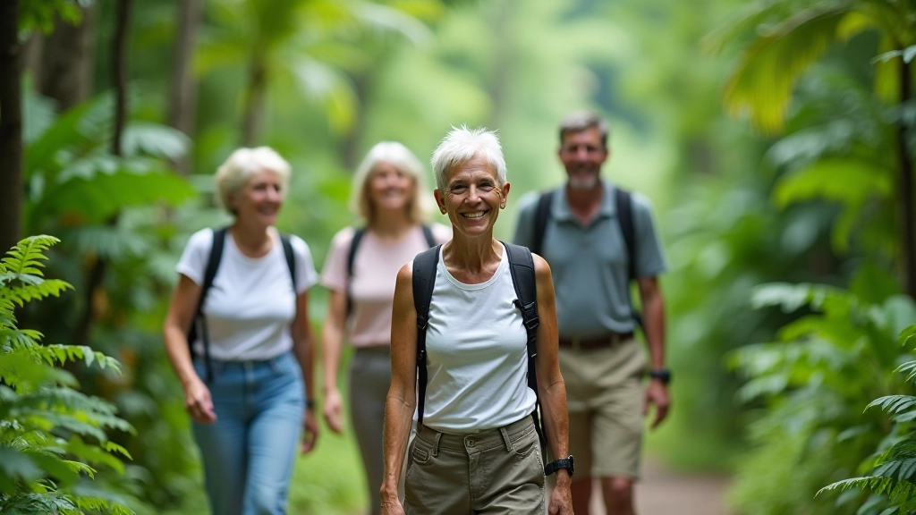 Grupo de personas disfrutando de la naturaleza